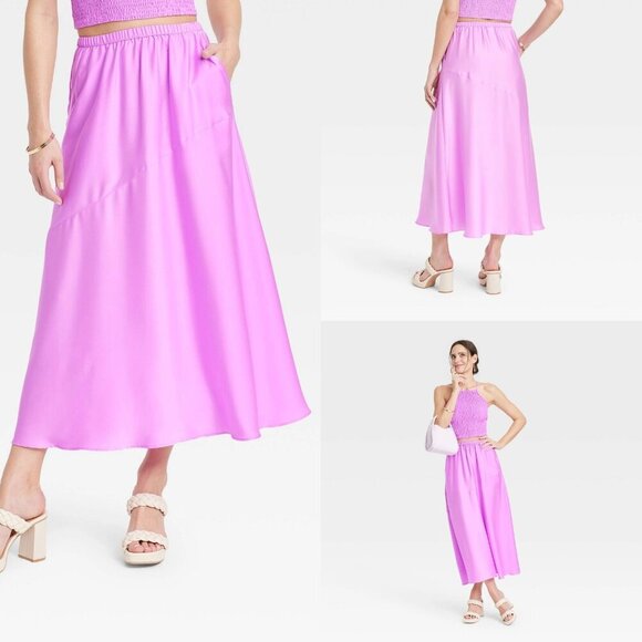 a new day Dresses & Skirts - XL - Womens Maxi A-Line Slip Skirt - A New Day - Violet